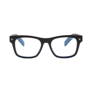 Prada Sunglasses with Iconic Metal Plaque Crystal Lenses