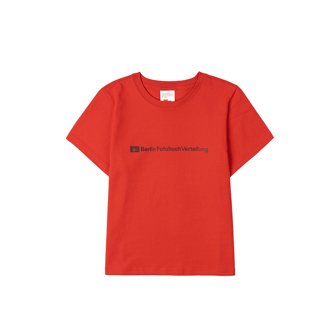 ODE-HO-147-BG Berlin Photobook Distribution W 002 BFV Center Logo Tee Red