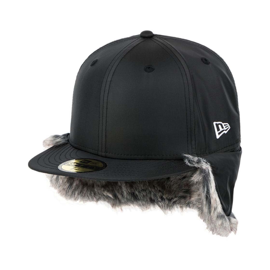 14668884 New Era Outdoor Water Repellent Fur Flip Down Fitted Cap Black