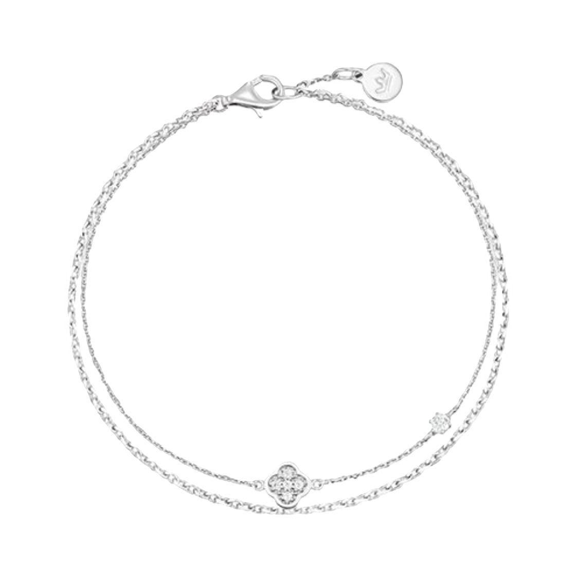 (W) 제이에스티나 클로비아 브레이슬릿 실버((W) J.Estina Clovia Bracelet Silver) - 1