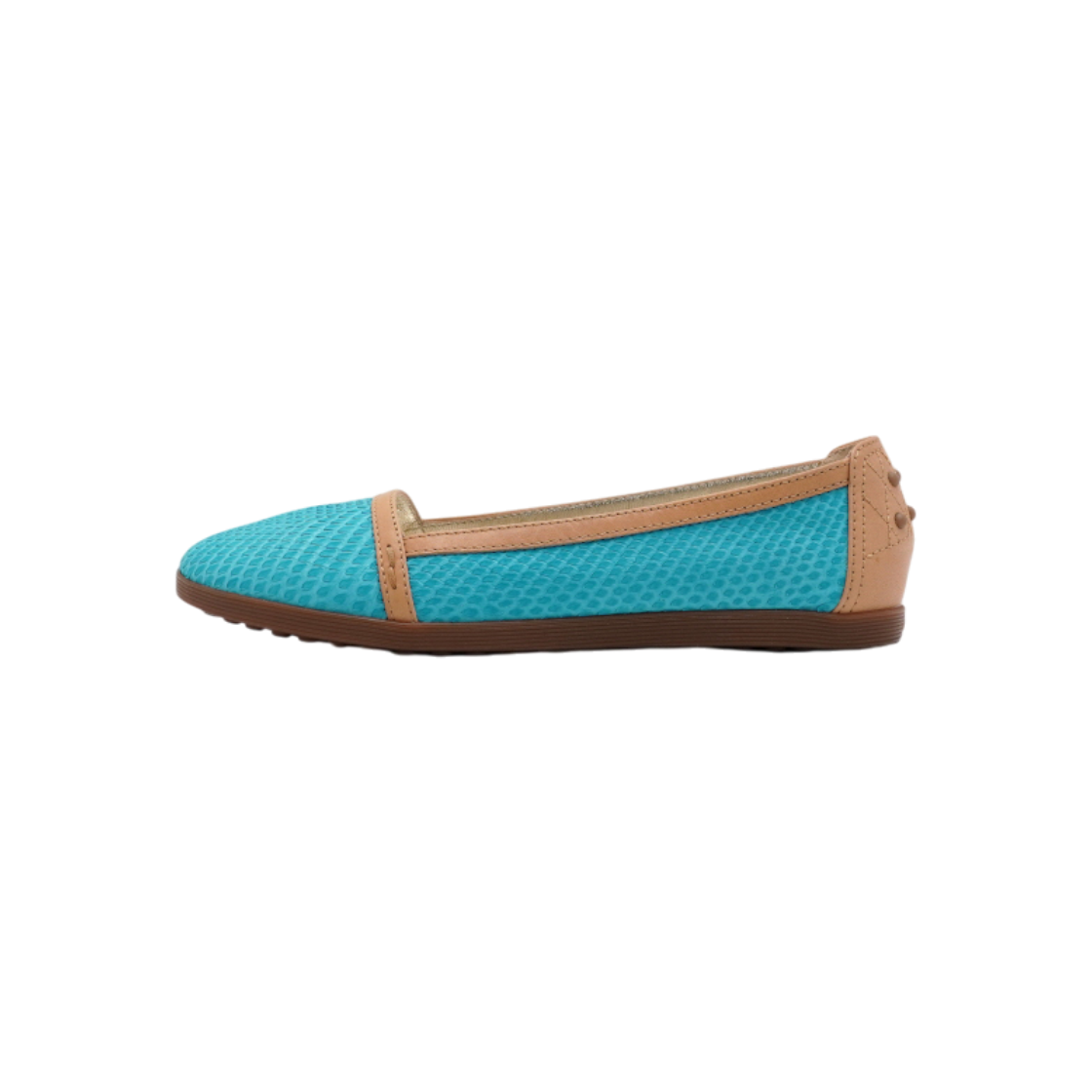 ITWDATENSIBM Tod's Blue Python Leather Women Flats AA63840