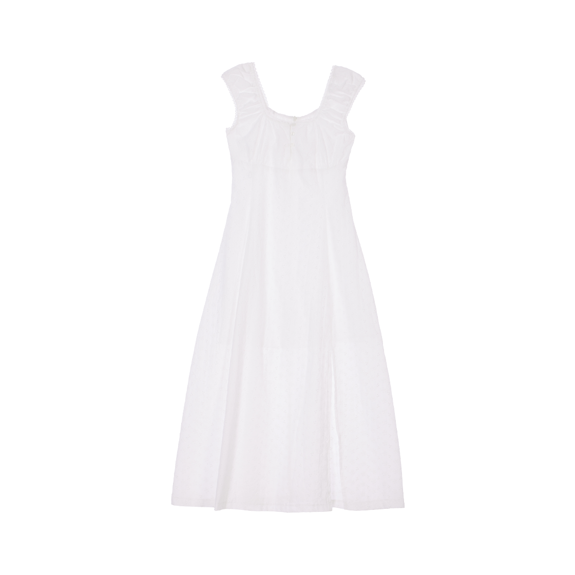 RS26SOP102IVR Rosefrantz Floral Lace Slim Long Dress [Ivory]