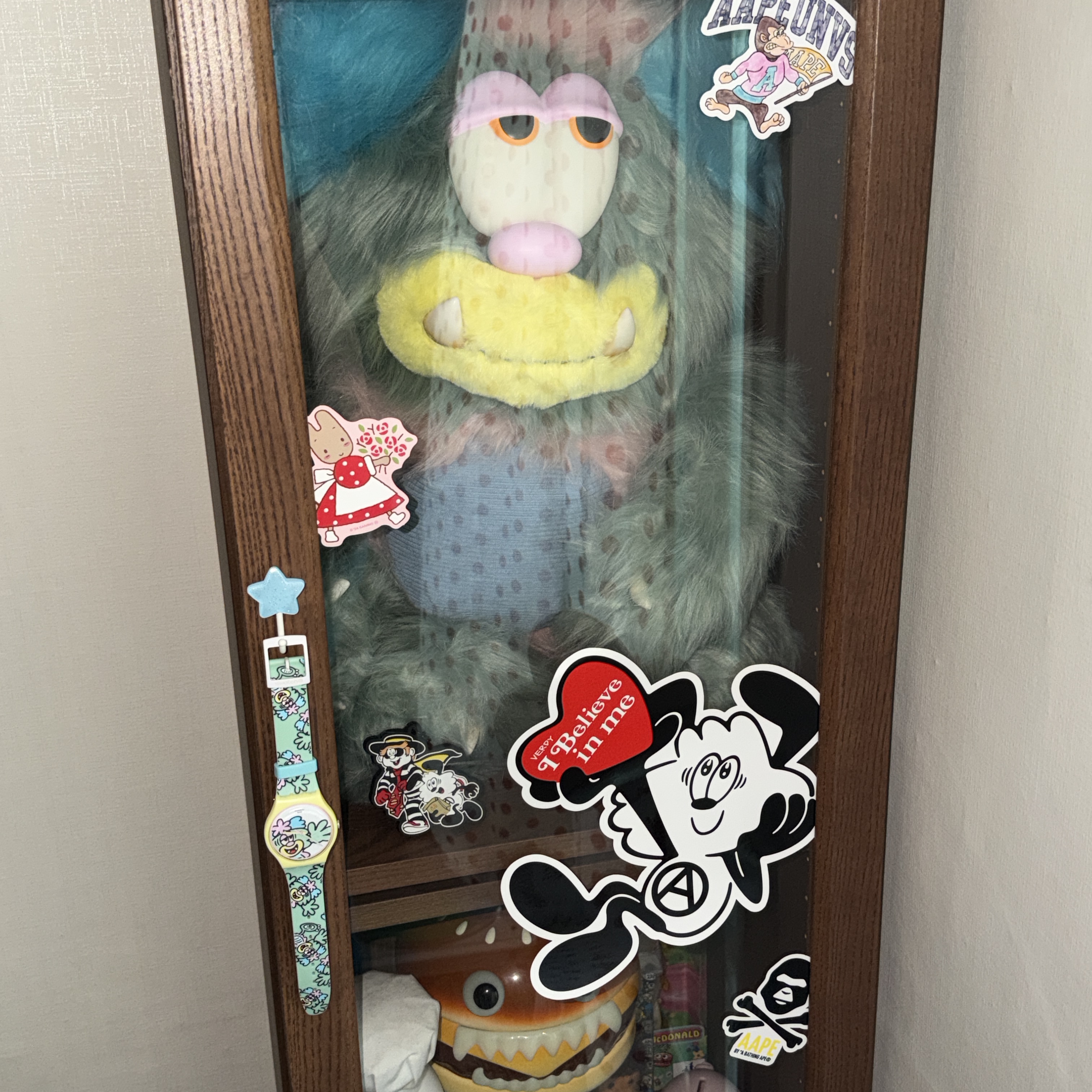 Verdy x Lotte Museum Visty Doll Blue 착용 스타일