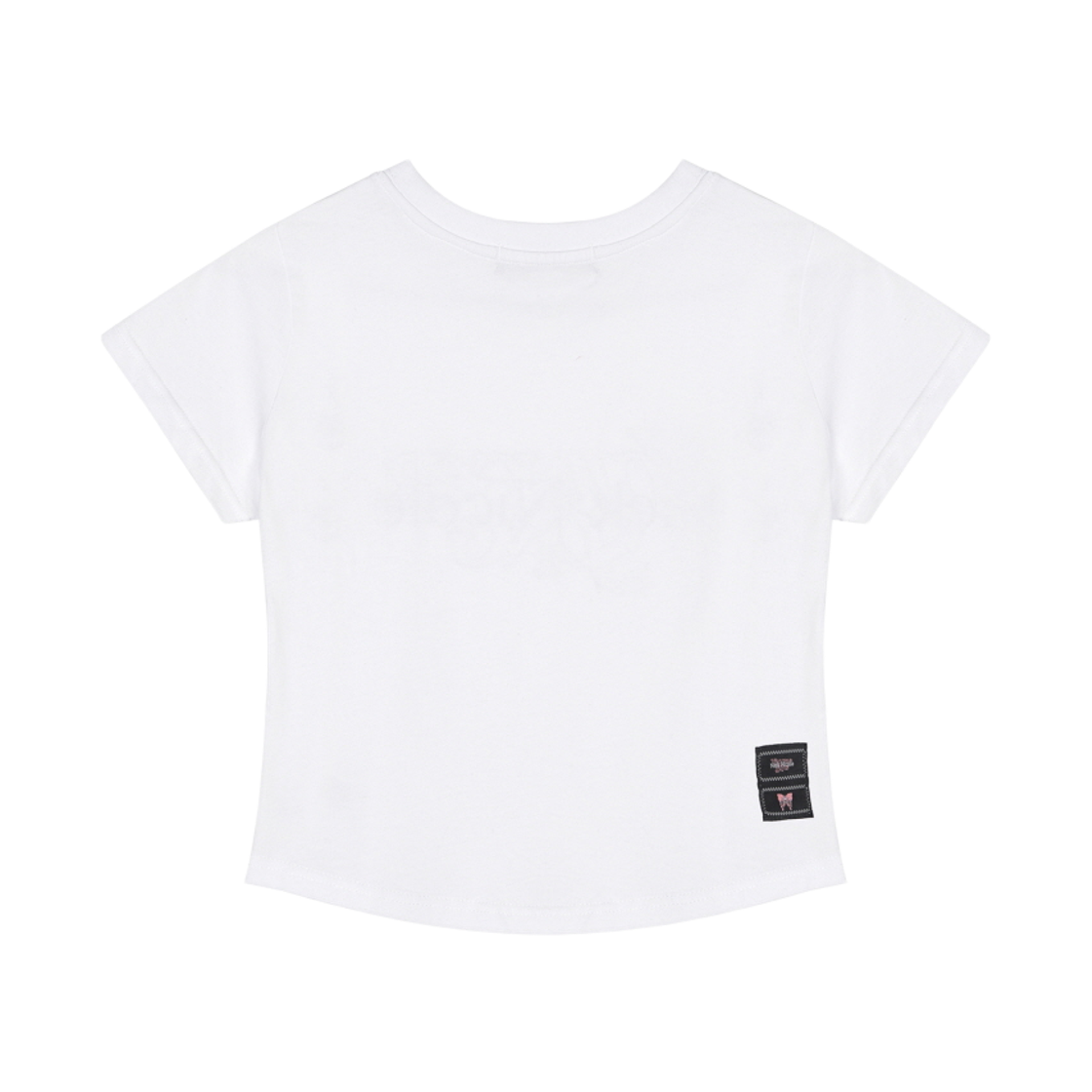 닉앤니콜 영거송 더블 로고 핀턱 슬림 탑 화이트 핑크(NICK&NICOLE × YOUNGER SONG Double Logo Pintuck Slim Top White Pink) - 2
