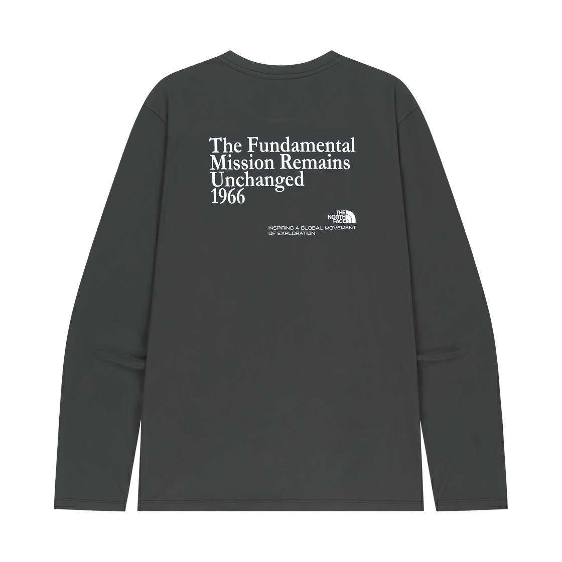 NT7TS06K The North Face White Label Mariv L/S R/T-Shirt Charcoal Grey - 26SS