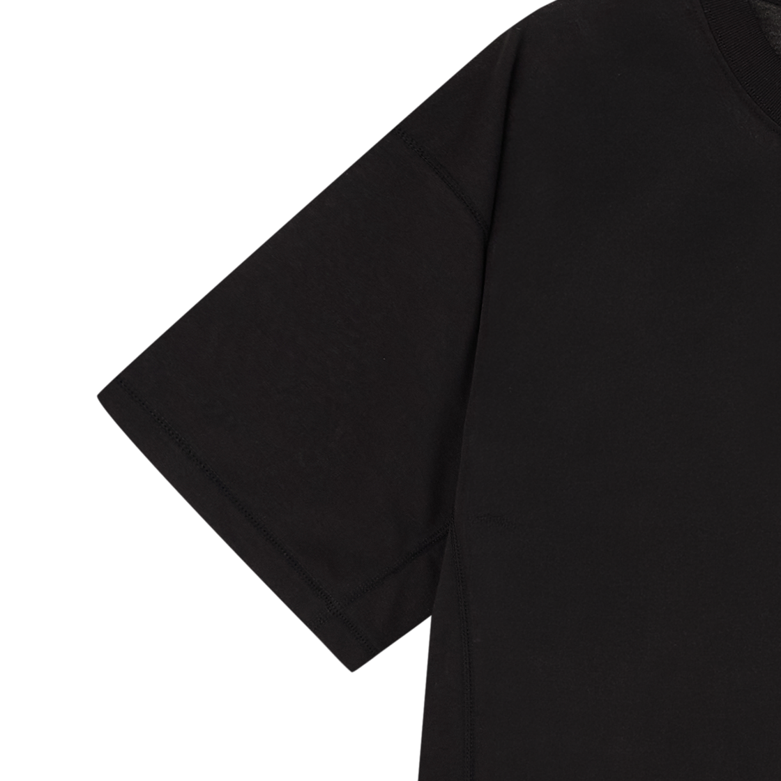 난가 드라이 믹스 피봇 슬리브 티 블랙 - 26SS(Nanga Dry Mix Pivot Sleeve Tee Black - 26SS) - 5