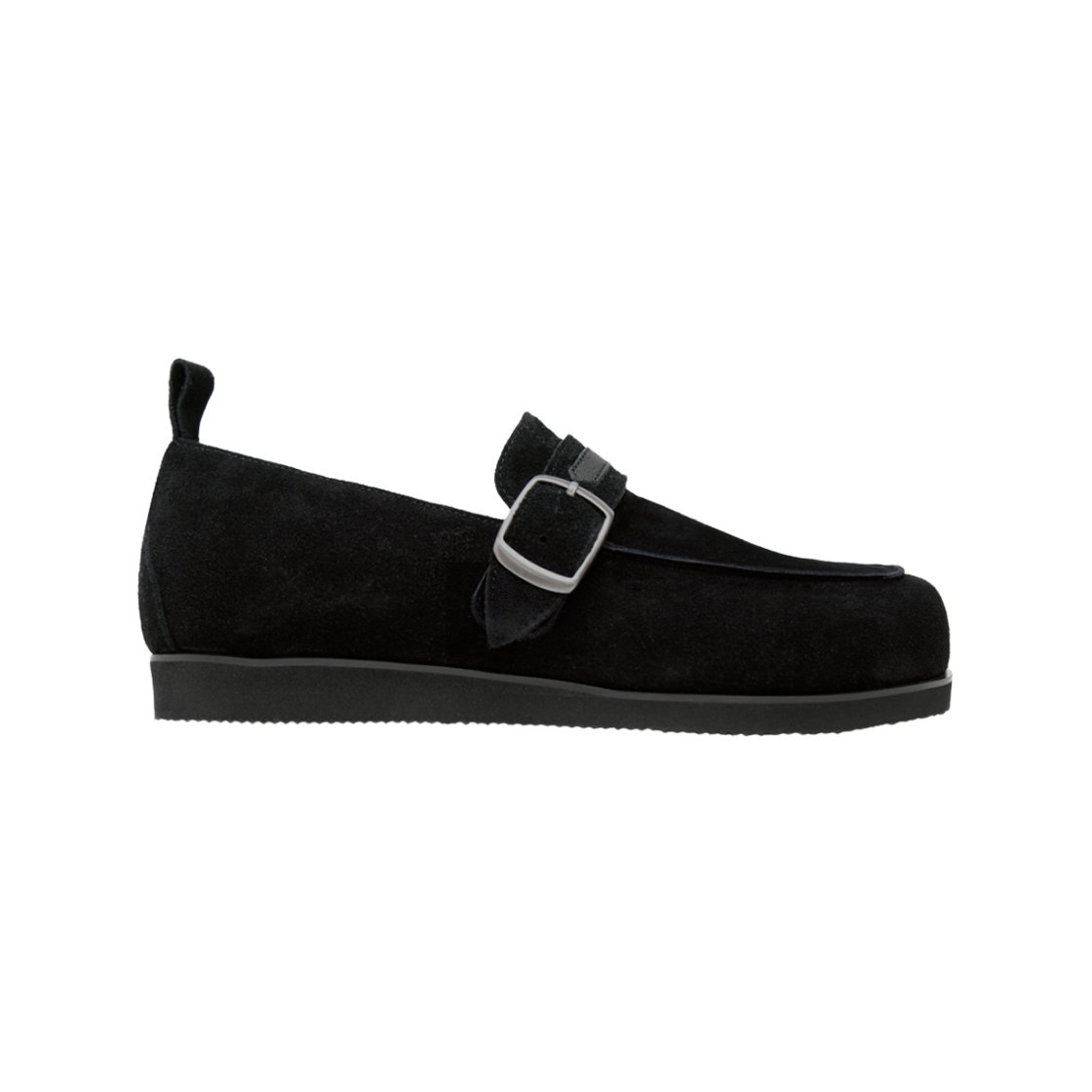 [프리오더] 폴리테루 페블 로퍼 (플레인 버전) 스웨이드 블랙([프리오더] Polyteru Pebble Loafer (Plain Ver.) Suede Black)
