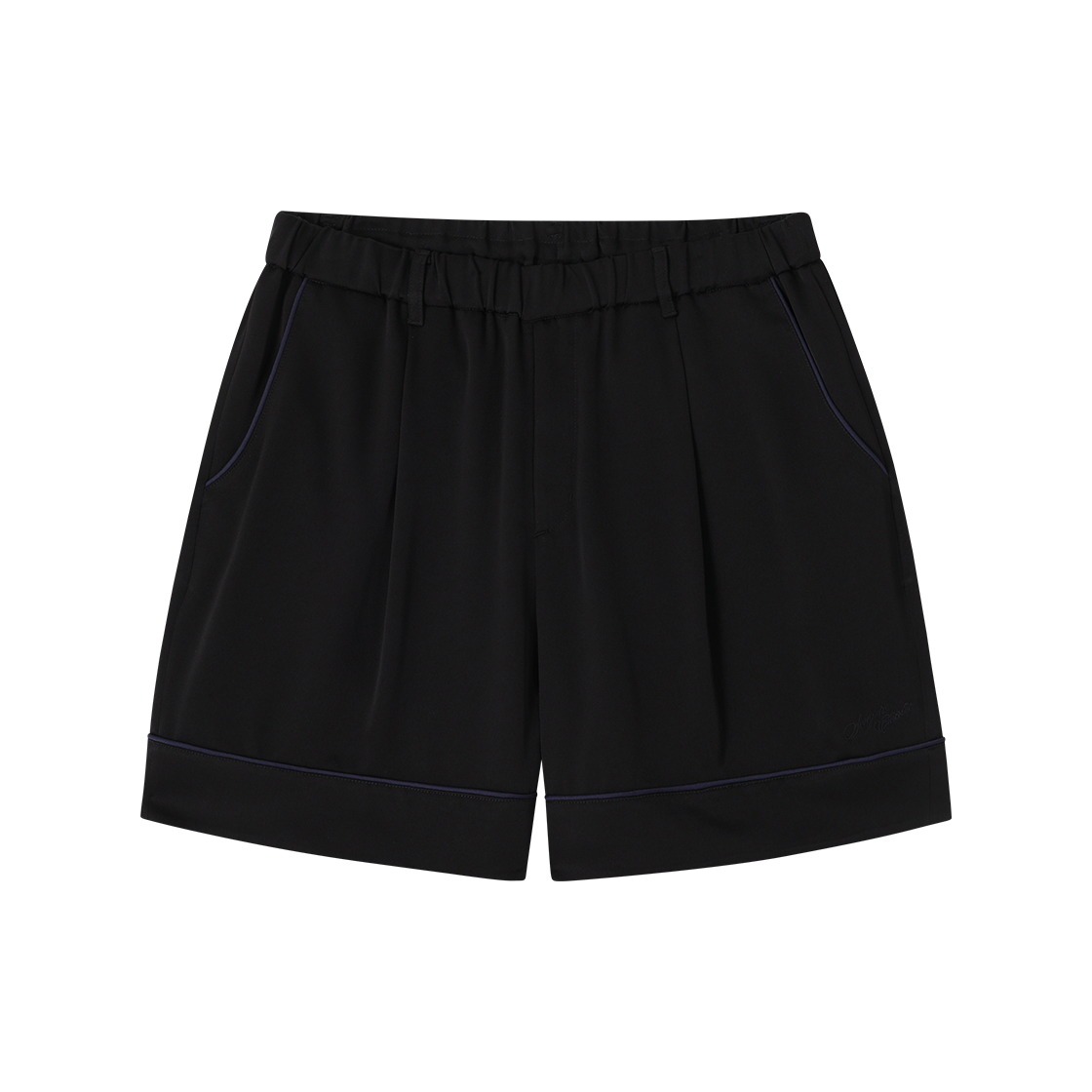 송지오 옴므 플로럴 실크 쇼츠 블랙(SONGZIO HOMME Floral Silk Short Black)