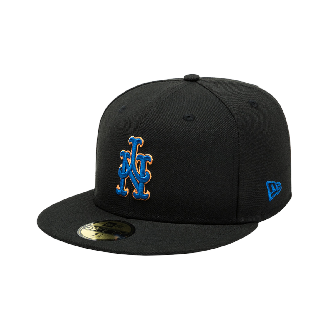 뉴에라 MLB 뉴욕 메츠 업사이드 다운 피티드캡 블랙(New Era MLB New York Mets Upside Down Fitted Cap Black) - 1