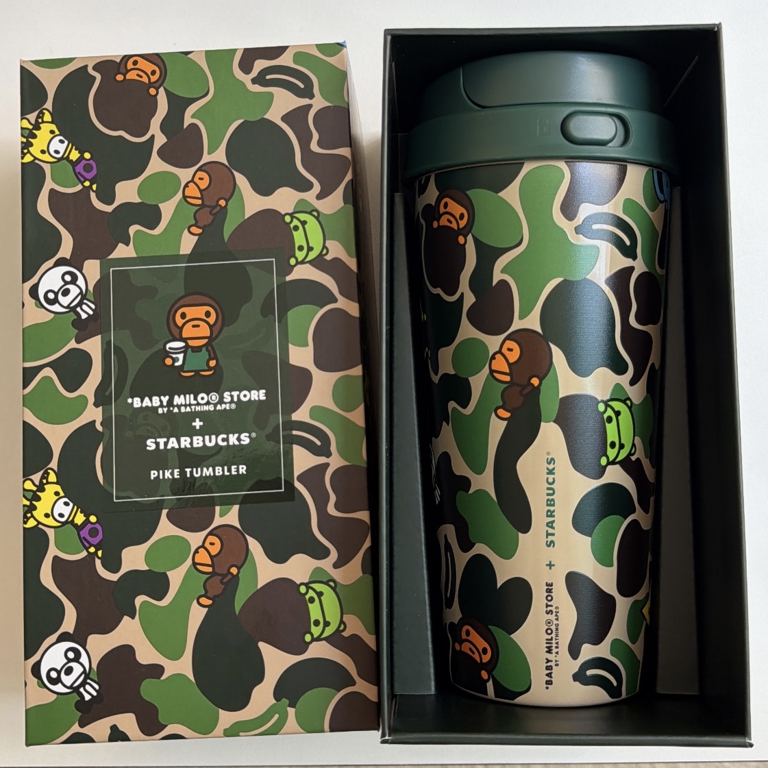 Starbucks x BAPE Baby Milo Tumbler 473ml 착용 스타일