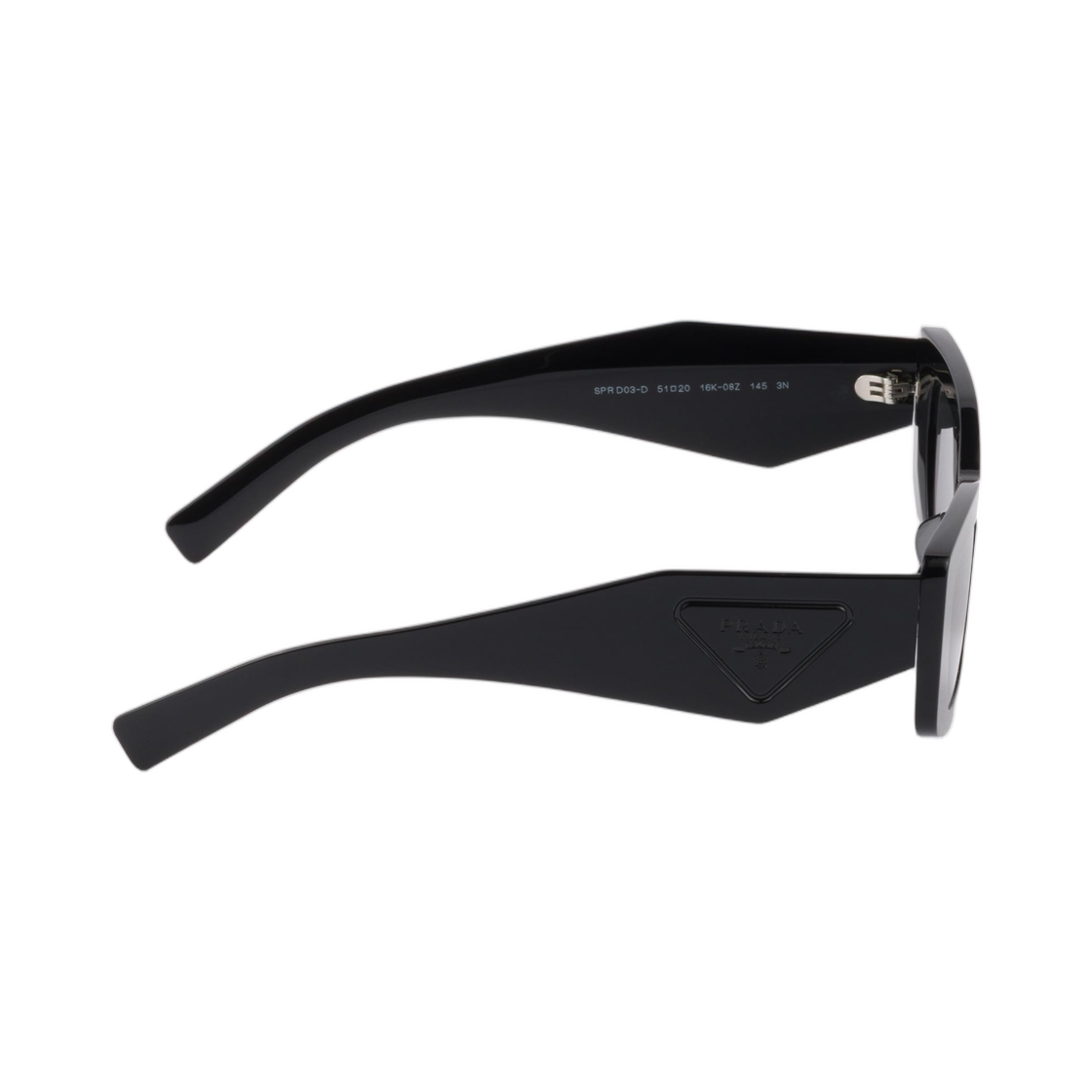 프라다 선글라스 트라이앵글 로고 슬레이트 그레이 렌즈(Prada Sunglasses with Triangle Logo Slate Gray Lenses) - 3