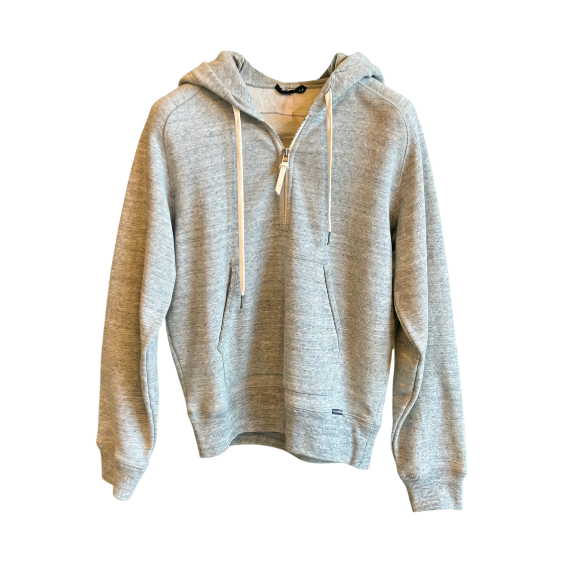 톰포드 하프 집업 후드 그레이(Tom Ford Half Zip-Up Hoodie Grey)