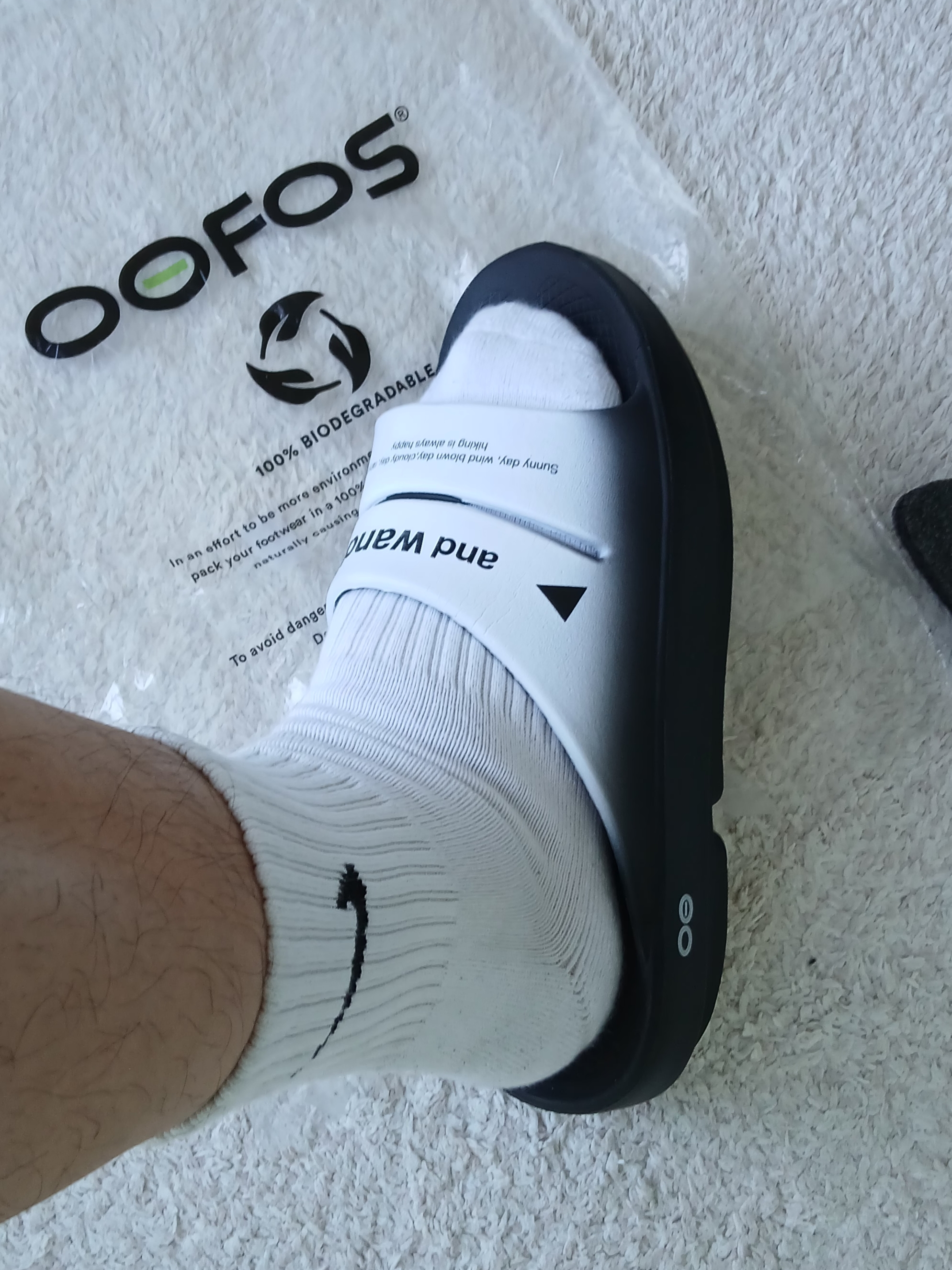 Nike Everyday Cushioned Training Crew Socks White (3 Pack/Korean Ver.), Nike Everyday Cushioned Training Crew Socks White (Bundle of 2 x 3 Packs/Korean Ver.) 착용 스타일 - 2