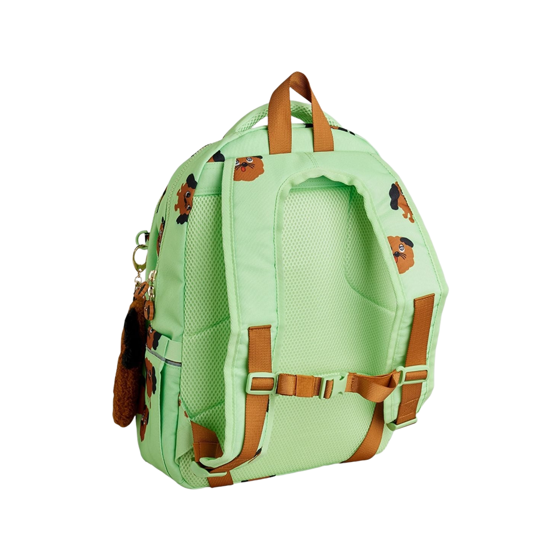 (키즈) 미니 로디니 도기스 스쿨 백팩 그린((Kids) Mini Rodini Doggies School Backpack Green) - 2