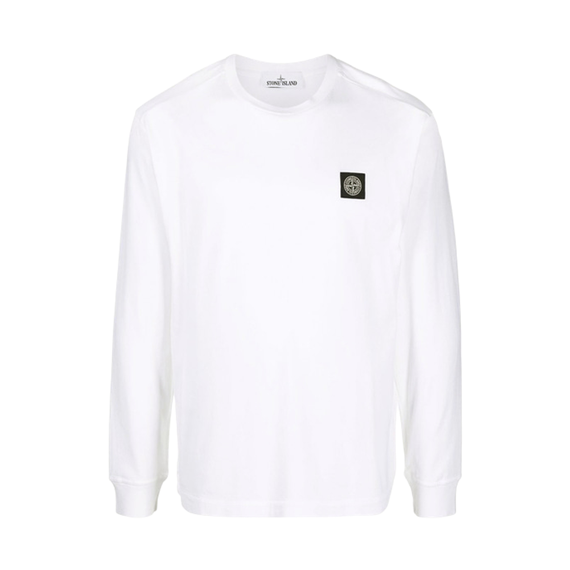 761522713-V0001 Stone Island 22713 Long Sleeve T-Shirt White - 22SS