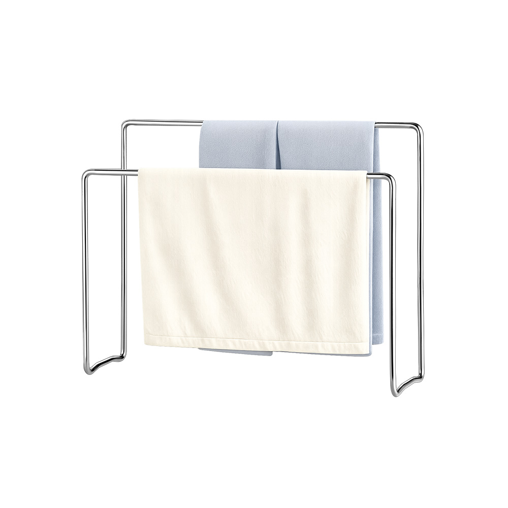 바겐슈타이거 스텐 304 슬림라인 코너 2단 행주랙 건조대(WAGENSTEIGER Stainless Steel 304 Slim Line 2-Tier Corner Dishcloth Drying Rack) - 6