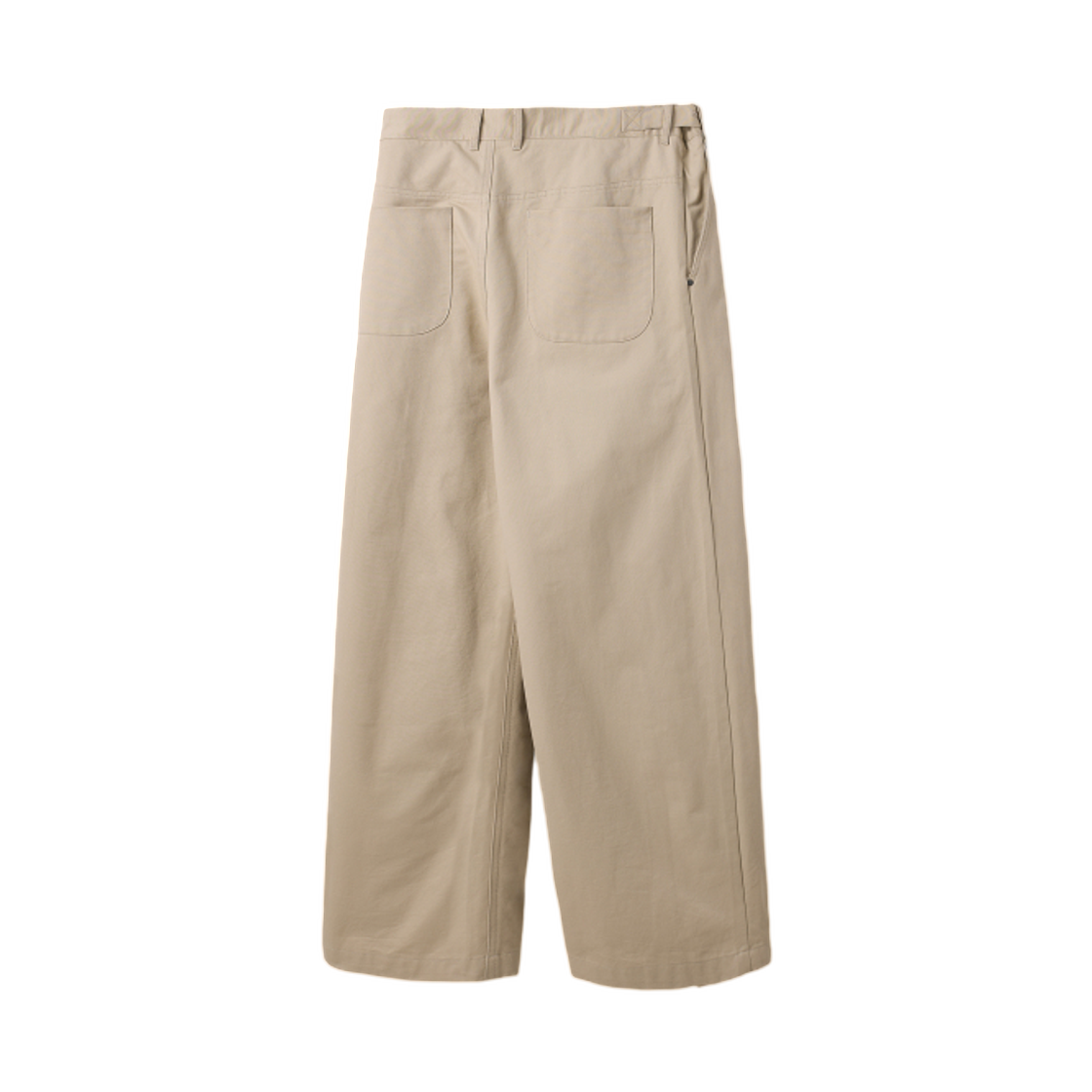 디미트리블랙 어드저스트 투턱 와이드 코튼 치노 팬츠 베이지(Dimitri Black Adjust Two Tuck Wide Cotton Chino Pants Beige) - 2
