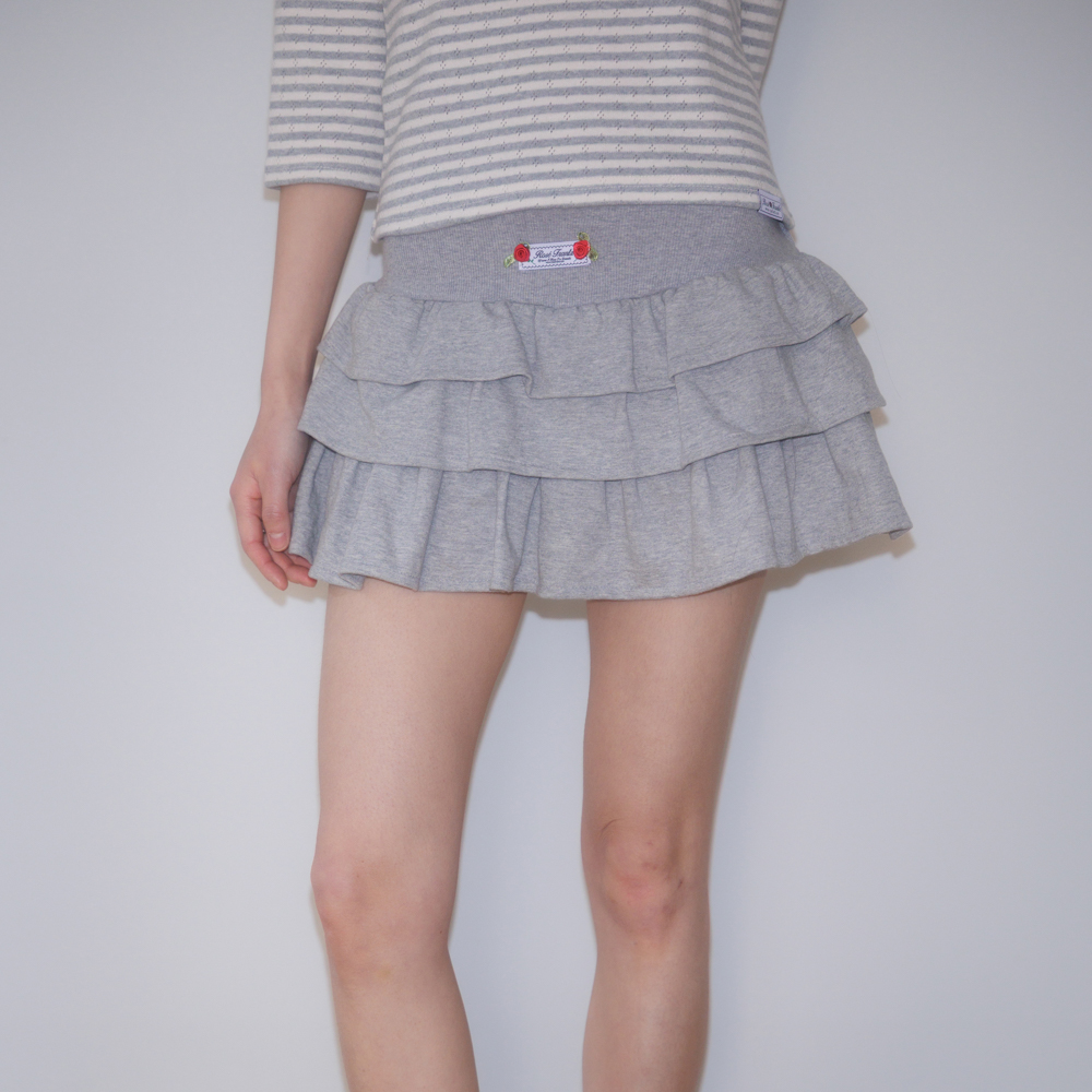 로제프란츠 로즈 캉캉 미니 스커트 그레이(Rosefrantz Rose Cancan Mini Skirt [Gray]) - 2