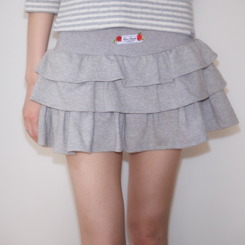 로제프란츠 로즈 캉캉 미니 스커트 그레이(Rosefrantz Rose Cancan Mini Skirt [Gray]) - 4