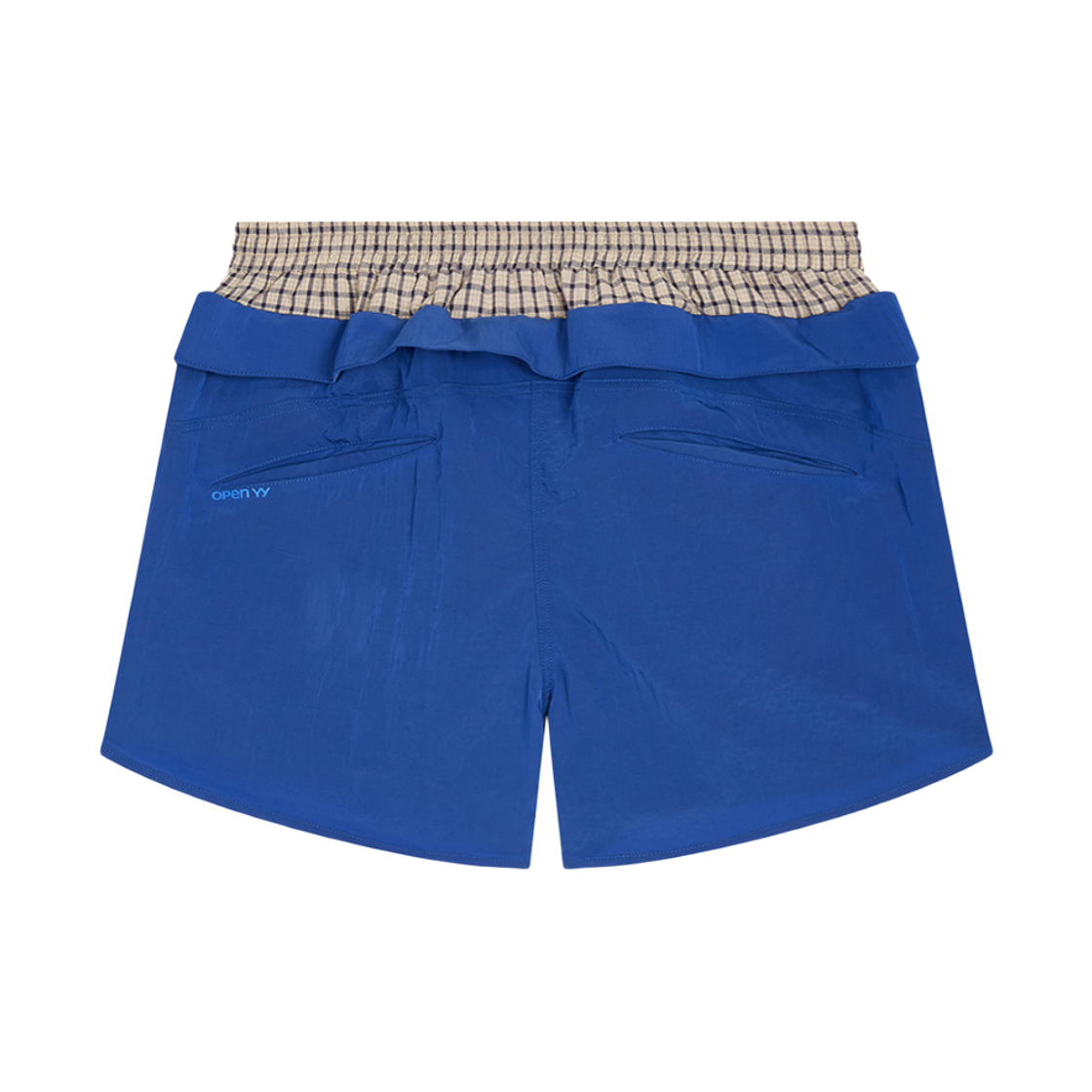 오픈 Yy 컬러 블록 레이어드 쇼츠 블루(Open Yy Color Block Layered Shorts Blue) - 2