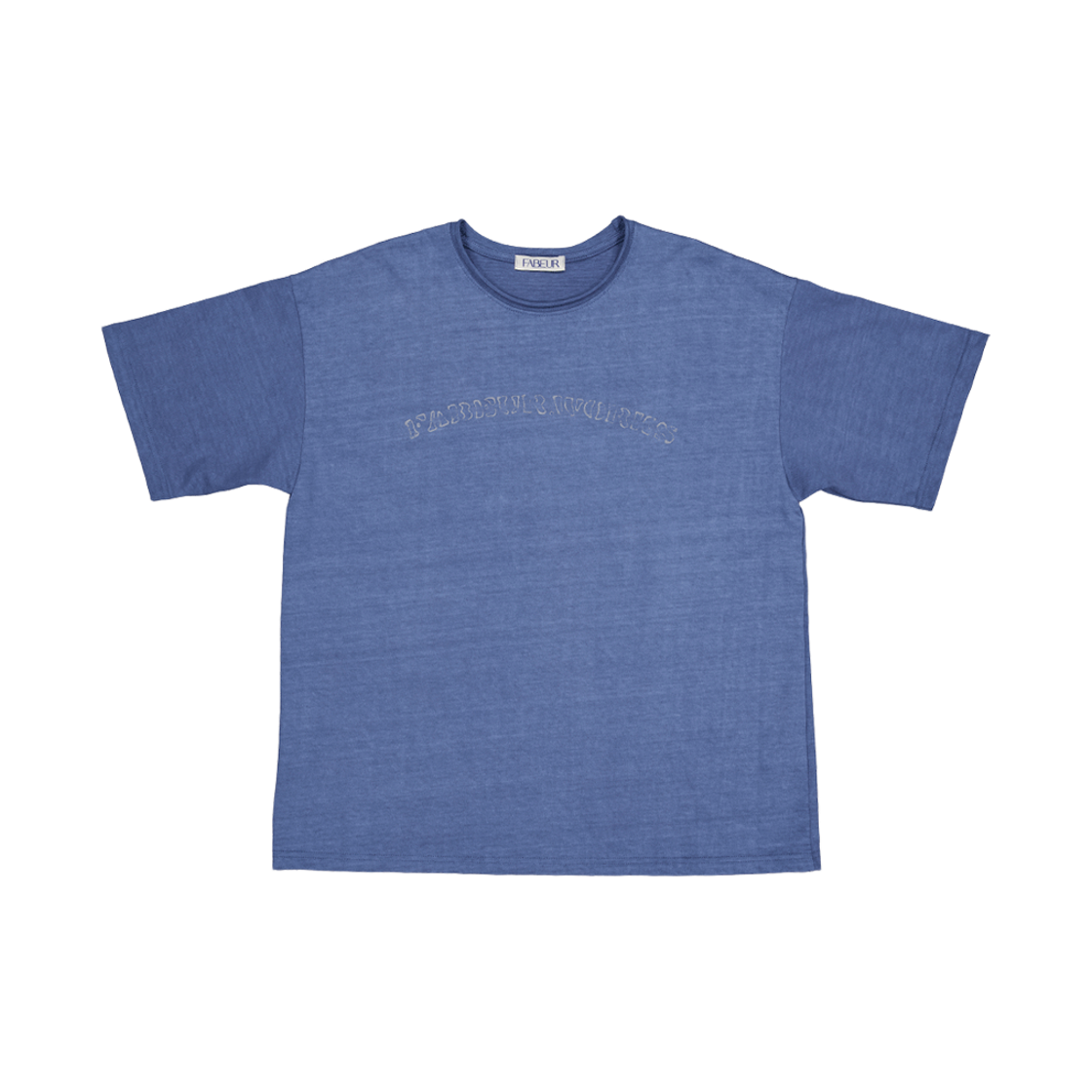 파버 빈티지 그래픽 티셔츠 블루(FABEUR Vintage Graphic T-Shirt Blue)