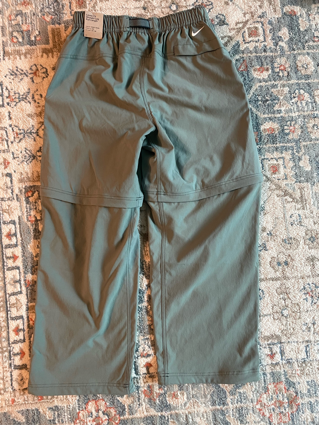 Nike ACG Smith Summit Zip Cargo Pants Clay Green Seaweed - Asia 착용 스타일 - 6