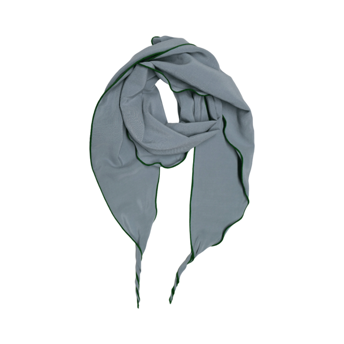 파버 크루아상 스카프 애쉬/그린(FABEUR Croissant Scarf Ash/Green)
