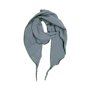 FABEUR Croissant Scarf Ash/Green