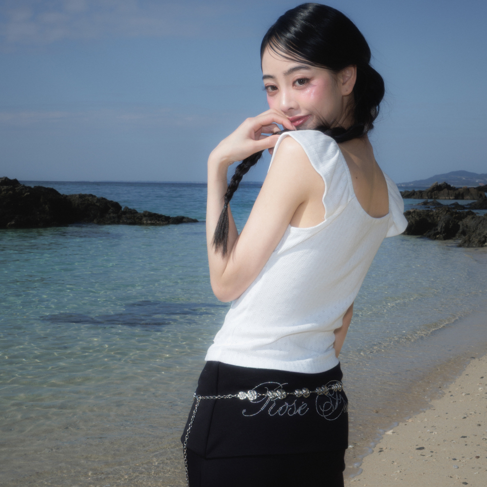 로제프란츠 폴딩 웨이스트 맥시 롱 스커트 블랙(Rosefrantz Folding Waist Maxi Long Skirt [Black]) - 5