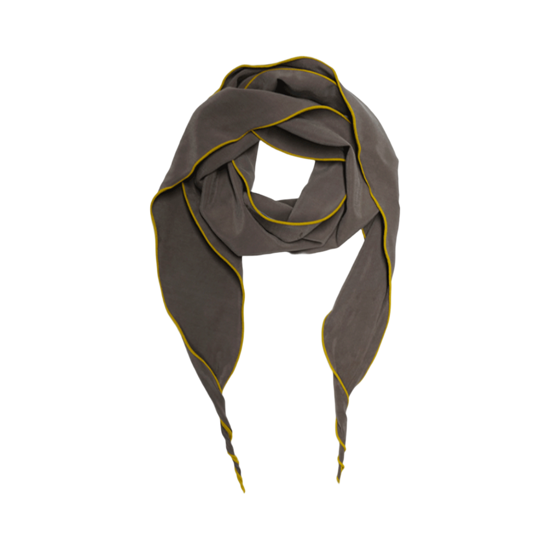 파버 크루아상 스카프 베이지/옐로우(FABEUR Croissant Scarf Beige/Yellow)