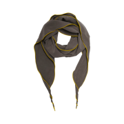 FABEUR Croissant Scarf Beige/Yellow