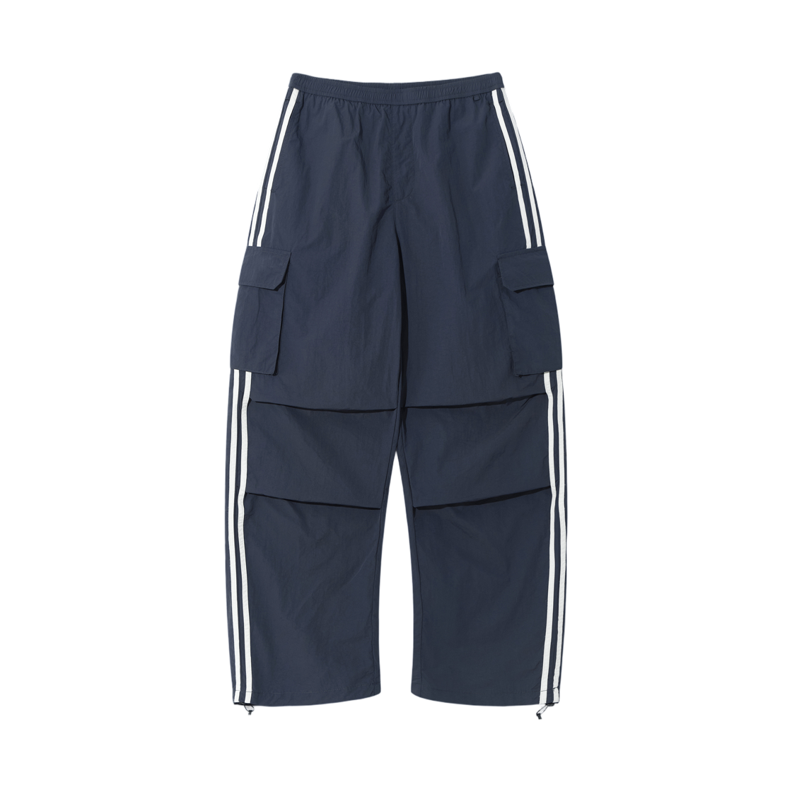 디미트리블랙 VLAD 커브드 트랙 나일론 카고 팬츠 빈티지 네이비(Dimitri Black VLAD Curved Track Nylon Cargo Pants Vintage Navy) - 1