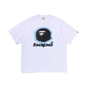 BAPE Spray Ape Head Relaxed Fit T-Shirt White
