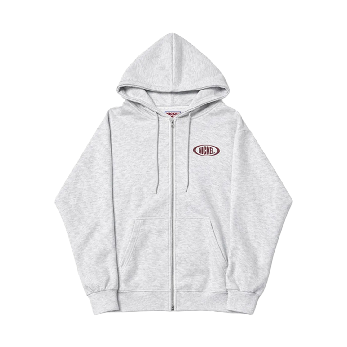 닉켈하우스 그룹 후드집업 화이트멜란지(NICKEL HOUSE GROUP ZIP-UP WHITE MELANGE) - 2