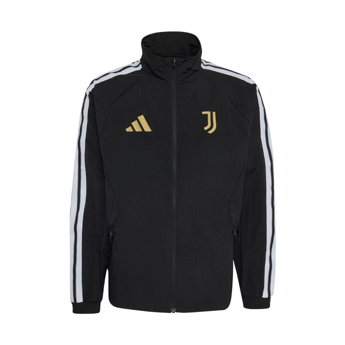 KV6740 Adidas Juventus Tourino Home Anthem Jacket Black - KR Sizing (Non Marking Ver.)