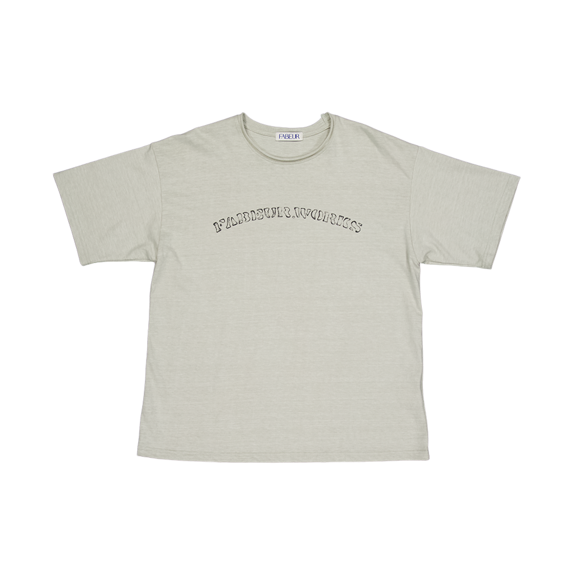 파버 빈티지 그래픽 티셔츠 베이지(FABEUR Vintage Graphic T-Shirt Beige)