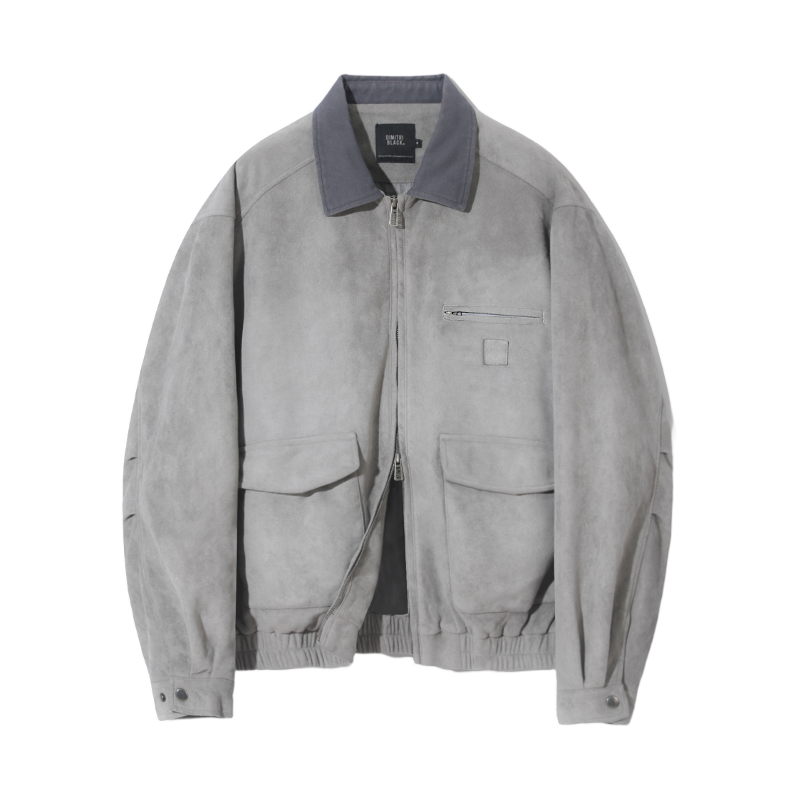디미트리블랙 투웨이 페이드 워싱 디트로이트 스웨이드 자켓 그레이(Dimitri Black 2Way Fade Washing Detroit Suede Jacket Grey)