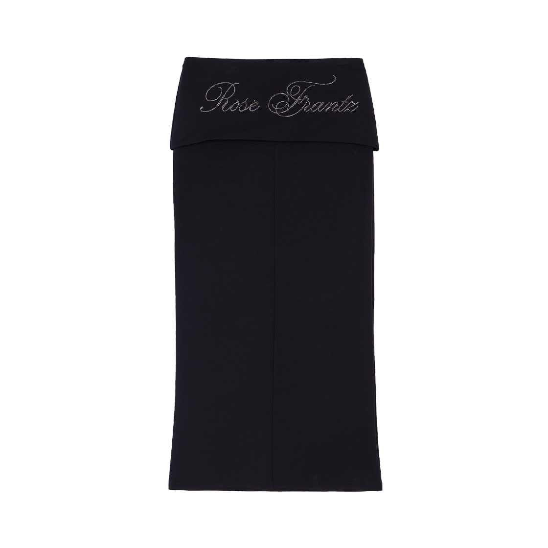 로제프란츠 폴딩 웨이스트 맥시 롱 스커트 블랙(Rosefrantz Folding Waist Maxi Long Skirt [Black]) - 1