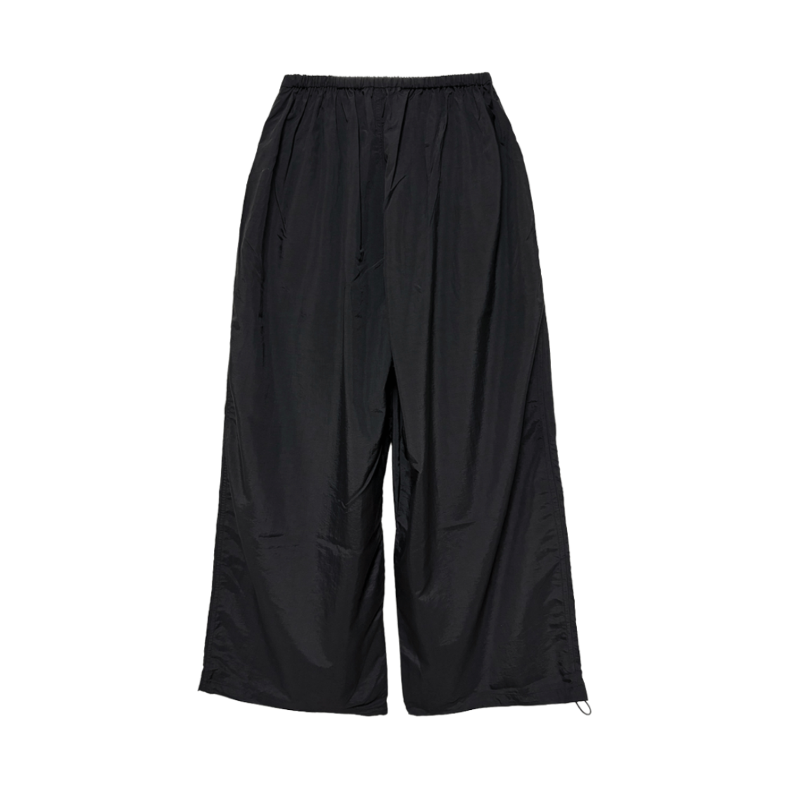 준수이 오리진 엔티티 07 로우라이즈 드로스트링 팬츠 블랙(JUNSUI ORIGIN ENT07 Low-rise Drawstring Pants Black) - 2