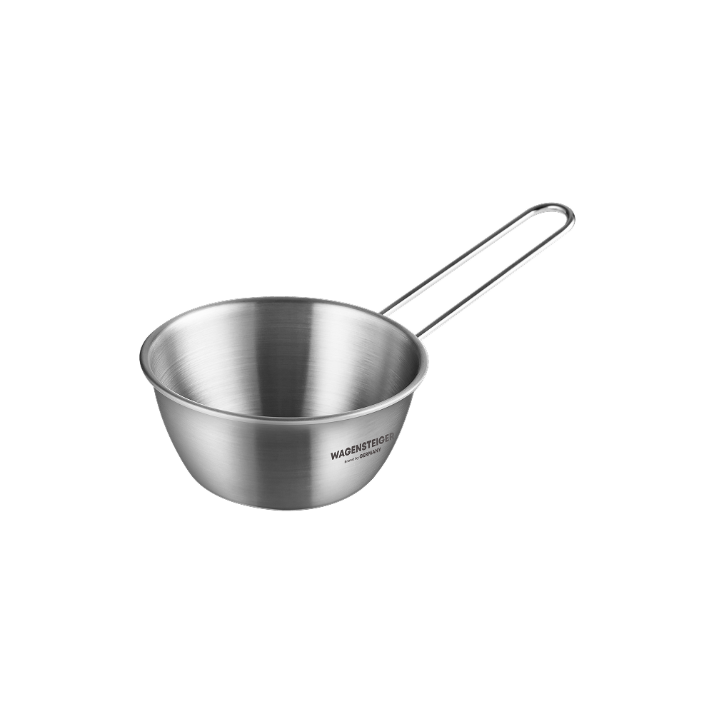 바겐슈타이거 스텐 304 고리형 핸들 눈금 계량컵 200ml(WAGENSTEIGER Stainless Steel 304 Measuring Cup with Handle & Scale 200ml) - 1