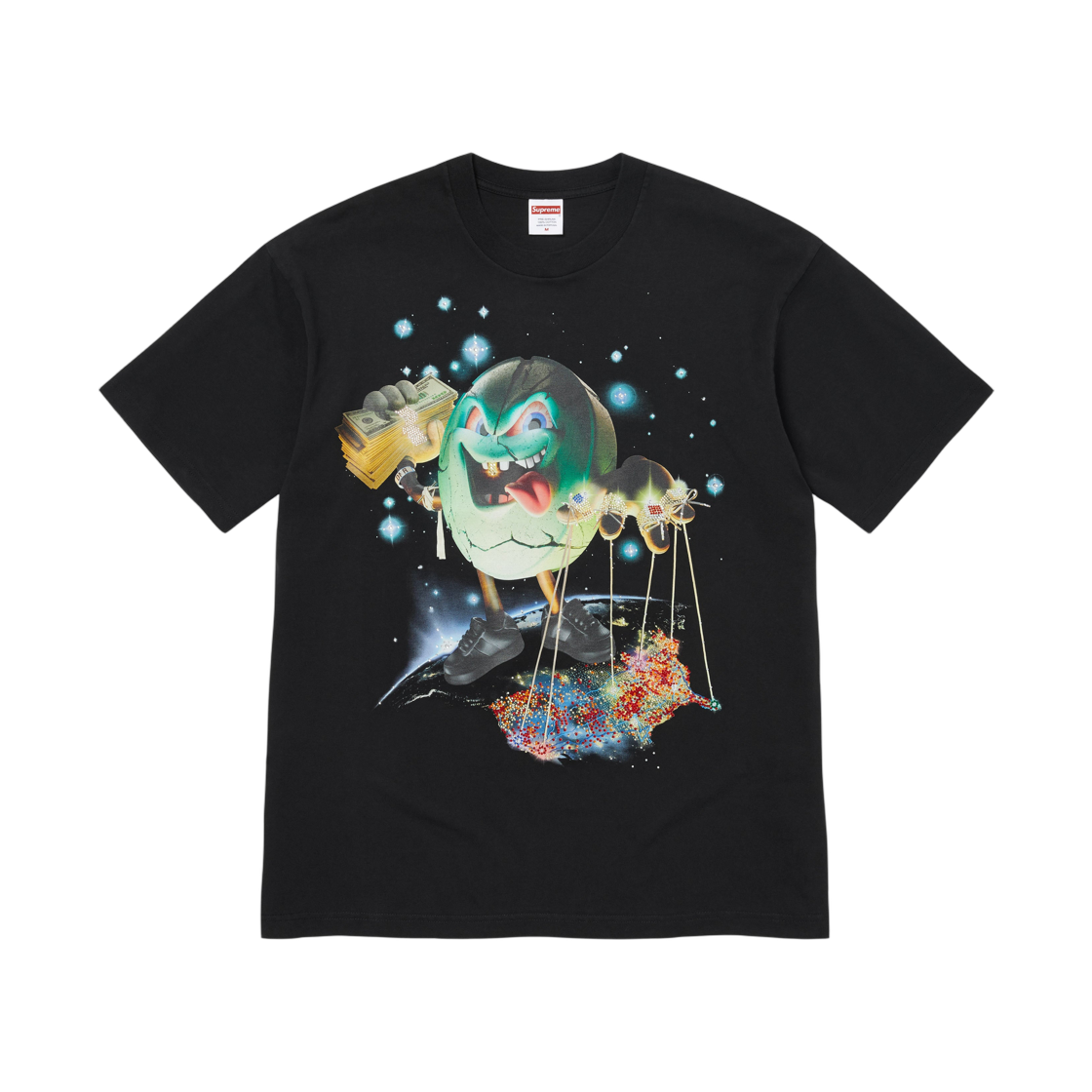 슈프림 x 세일럼 숏슬리브 탑 블랙 - 26SS