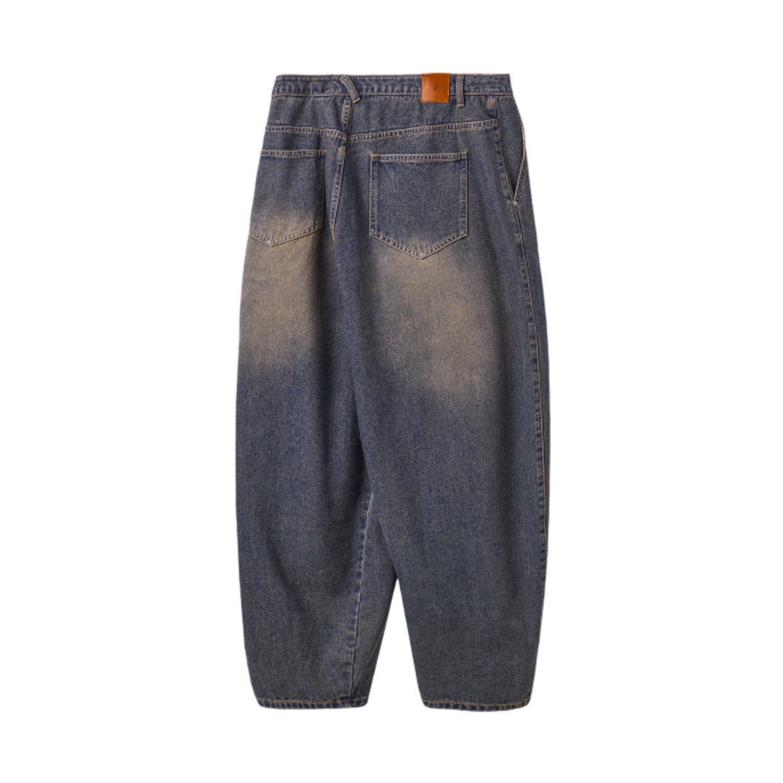 디미트리블랙 ASI 에센셜 커브드 벌룬 데님 팬츠 옐로우 워싱(Dimitri Black ASI Essential Curved Balloon Denim Pants Yellow Washing) - 2
