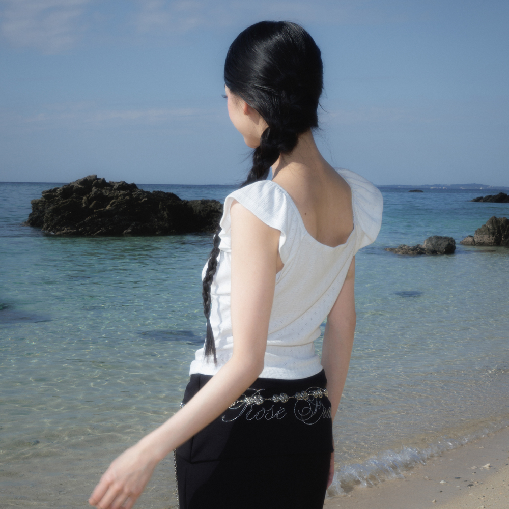 로제프란츠 폴딩 웨이스트 맥시 롱 스커트 블랙(Rosefrantz Folding Waist Maxi Long Skirt [Black]) - 6