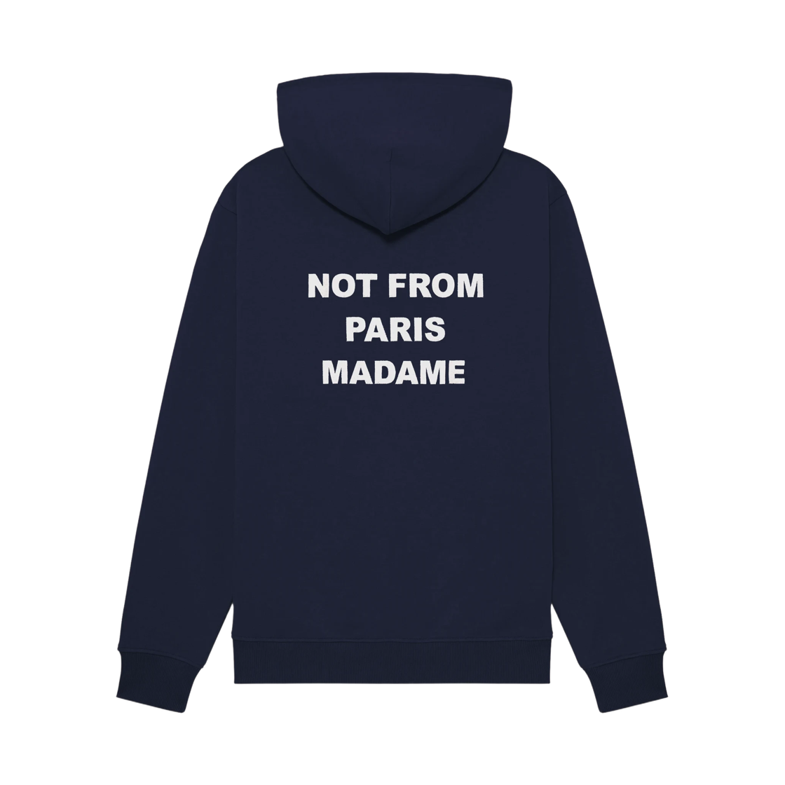 드롤 드 무슈 라 후드 슬로건 네이비(Drole de Monsieur La Hoodie Slogan Navy) - 2