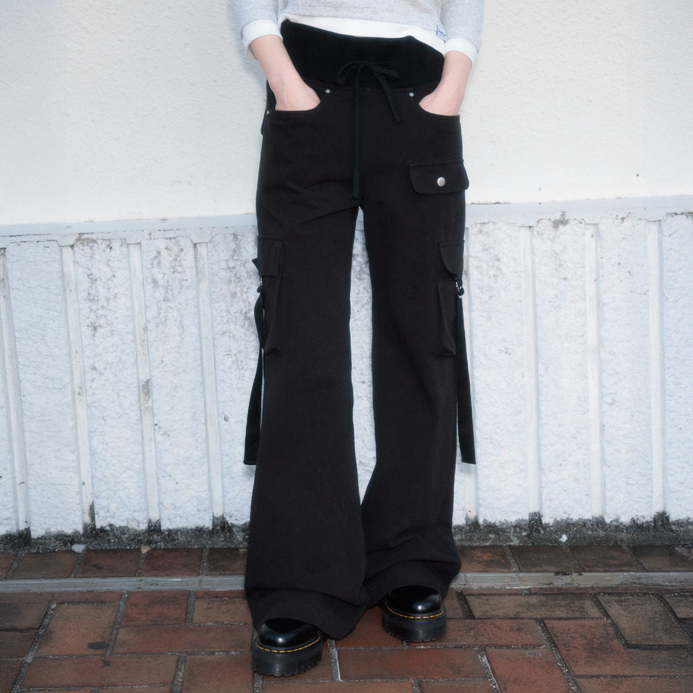 로제프란츠 카고 슬림 부츠컷 팬츠 블랙(Rosefrantz Cargo Slim Bootcut Pants [Black]) - 2