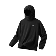 FCMM SPORT Comfort Balaclava Waffle Hoodie Black