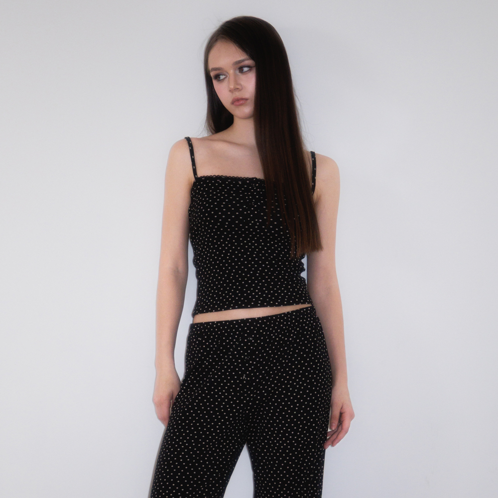 로제프란츠 로즈 앤 베리 라운지 슬리브리스 블랙(Rosefrantz Rose & Berry Lounge Sleeveless [Black]) - 2