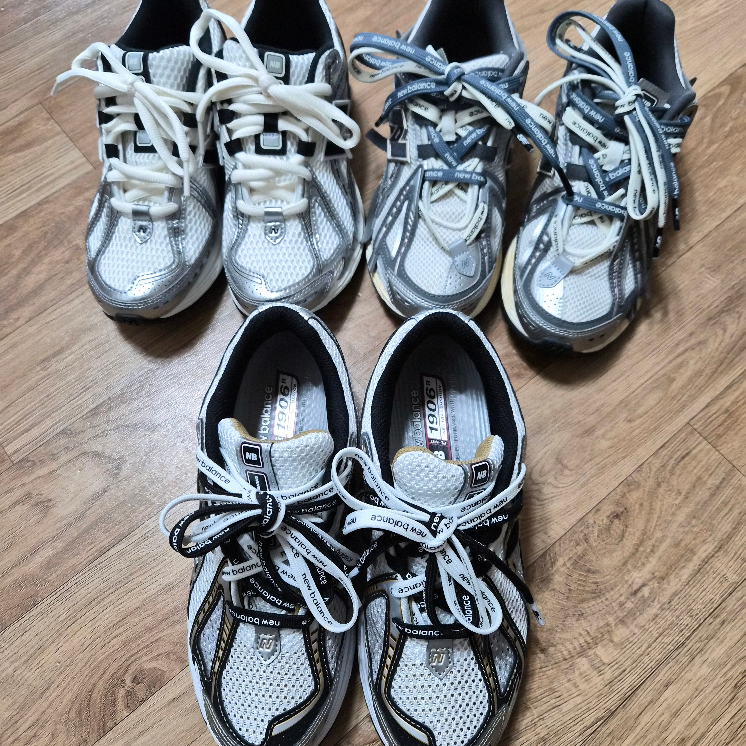 New Balance 1906R Silver Metallic Black 착용 스타일 - 3
