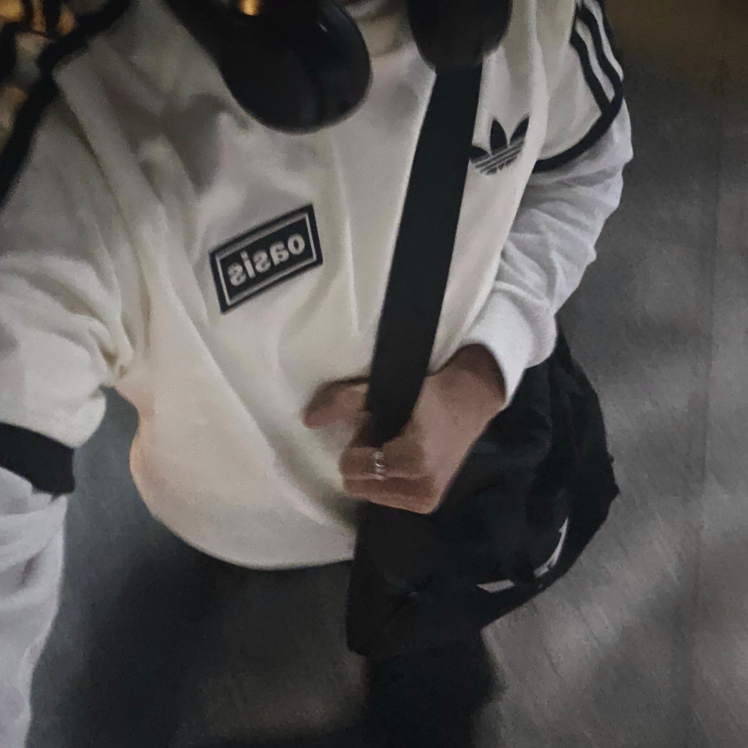 Adidas x Oasis Tour 3-Stripes T-Shirt Clear Sky Cream White - KR Sizing, Beats Solo3 Wireless On Ear Headphone Black (Korean Ver.) 착용 스타일