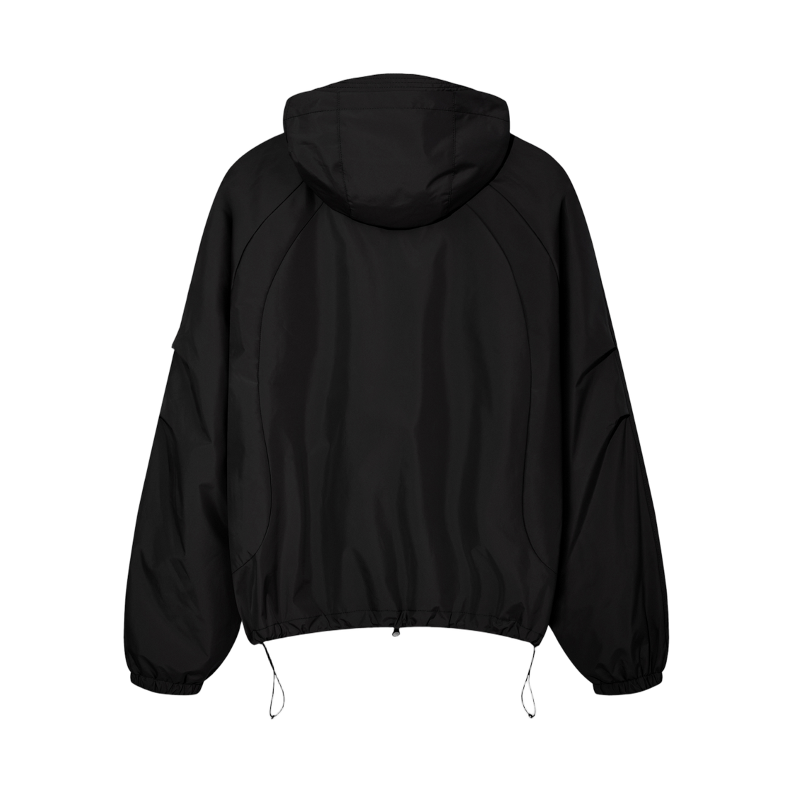 디미트리블랙 발라클라바 슬래쉬 후드 집업 윈드브레이커 블랙(Dimitri Black Balaclava Slash Hooded Zip Up Windbreaker Black) - 2